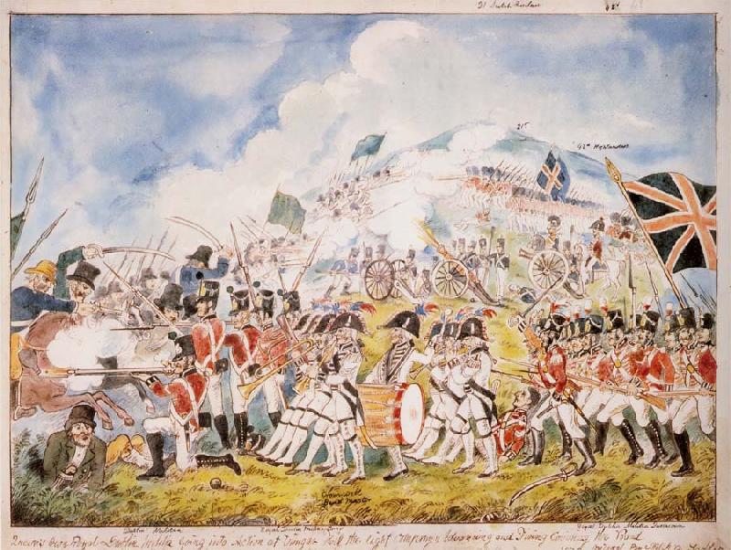 Thomas Pakenham A reconstruction by William Sadler of the Battle of Vinegar Hill painted in about 1880 China oil painting art